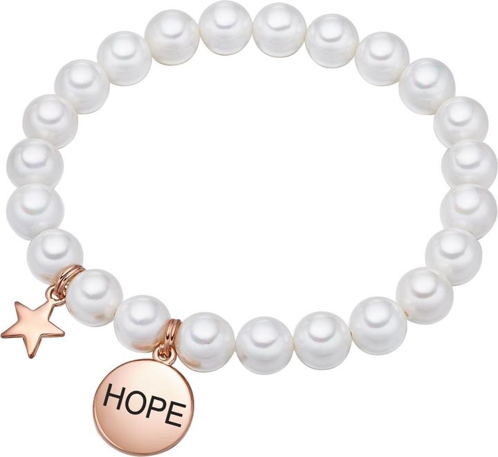 Produktbild Lulu & Jane Hope Messing Muschelkernperle roségold 19,0 cm - 33394 (19 cm, Messing, rosévergoldet 14 Karat)