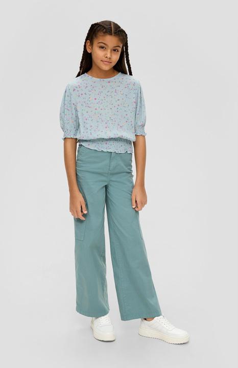 Produktbild s.Oliver Bluse Bluse mit Smok-Detail (L)