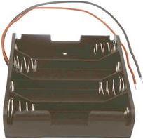 Image du produit RS PRO Porte-piles avec connexion filaire pour 4 piles AA