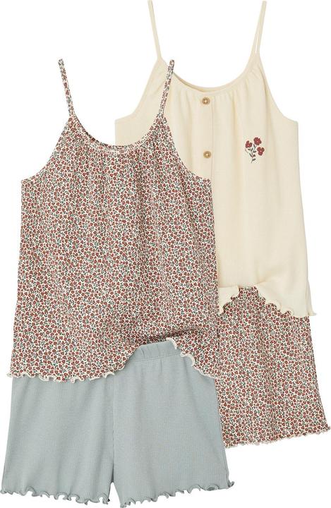 Produktbild Vertbaudet 2er-Pack Mädchen Sommer-Schlafanzüge Oeko-Tex (146, 152)