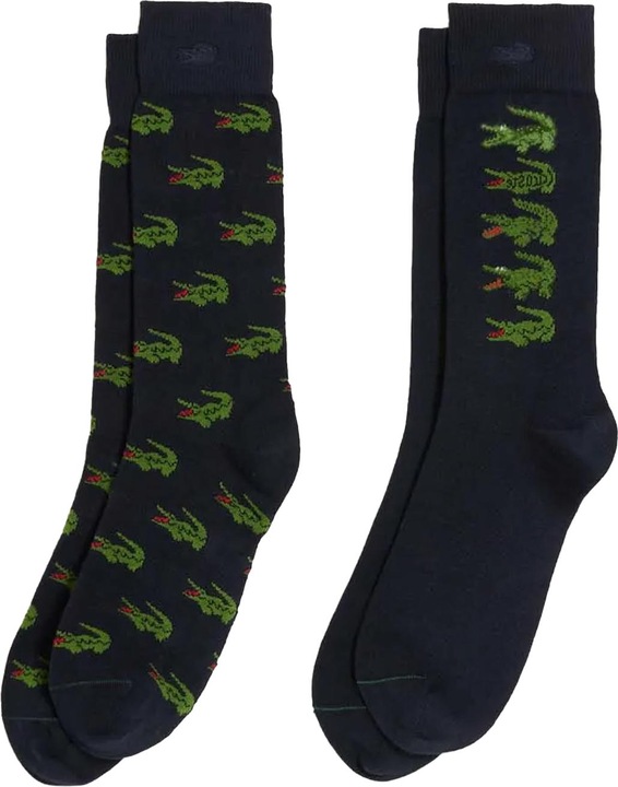 Immagine prodotto Lacoste Calzini Logo Adulto Unisex Misura Confezione 2 (Confezione da 2, 38.5 - 42)