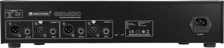 Immagine prodotto Omnitronic GEQ-2310 (Equalizzatore)