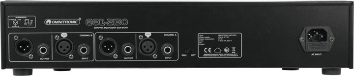 Image du produit Omnitronic GEQ-2310 (égaliseur)