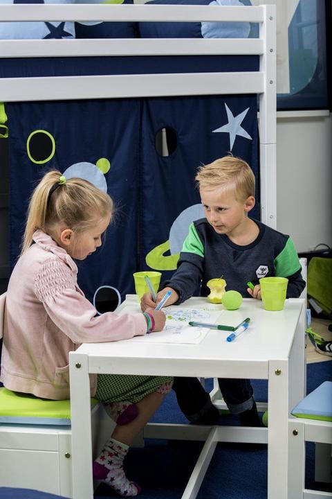 Actual product image Hoppekids Desk on casters (Kids table)