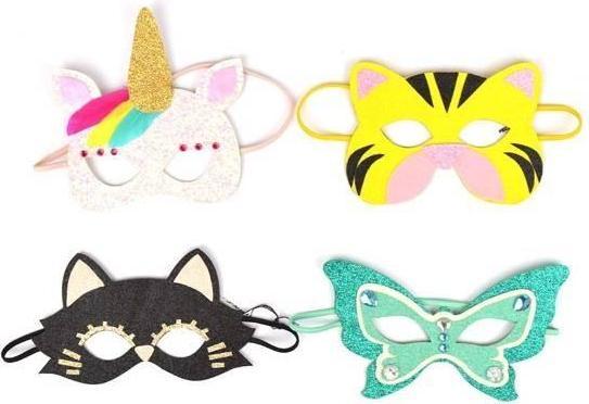 Actual product image No Name Set with 4 glitter masks