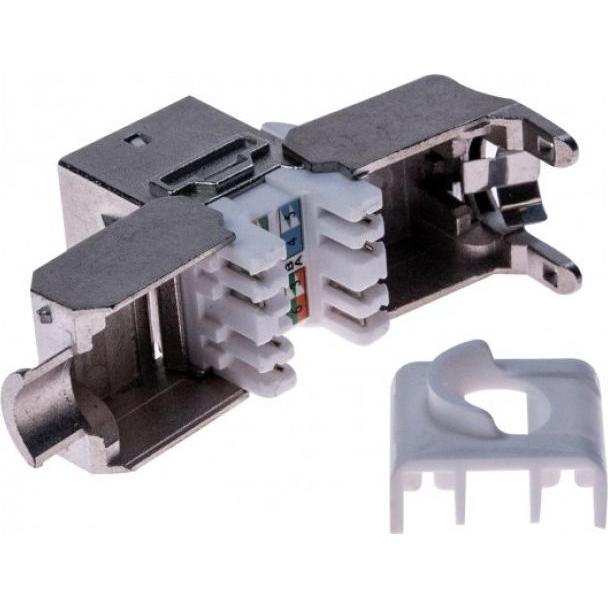 Thumbnail - Dexlan CAT.6A RJ 45 Keystone Modul Delta zertifiziert, Server Zubehör, Grau
