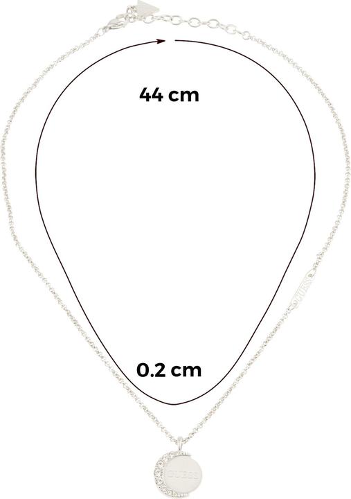 Produktbild Guess Moon Phases Halskette (Edelstahl)