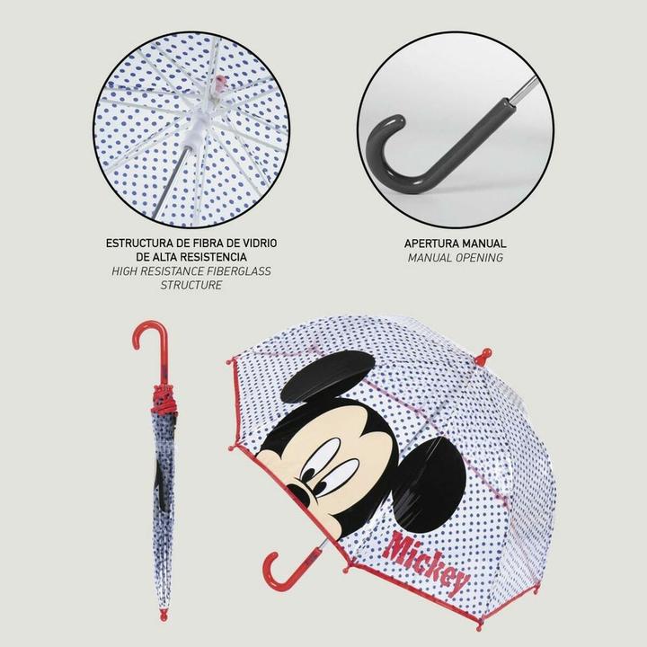 Image du produit Disney Parapluie Poe Manual Bubble Mickey