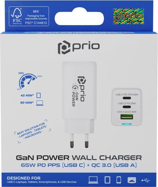 Actual product image prio Wall charger (65 W)