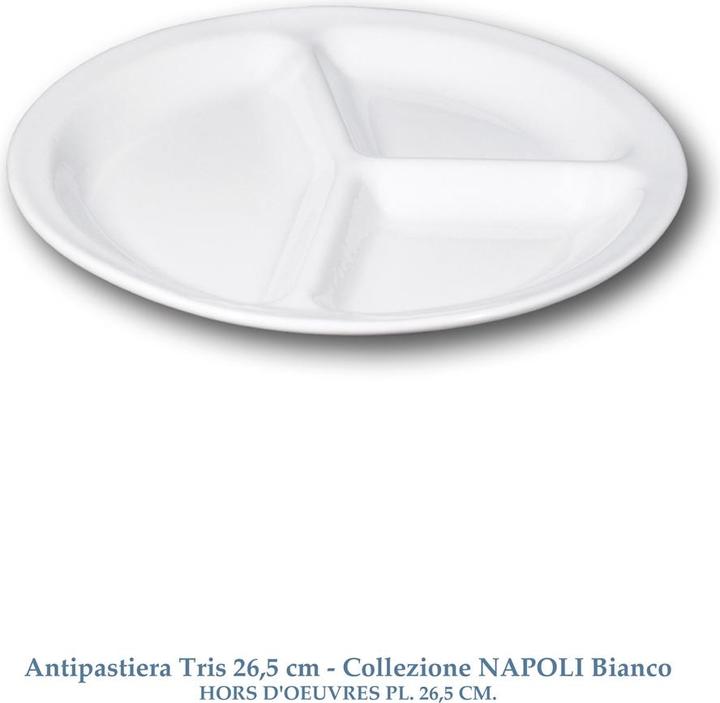 Saturnia Dreiteiliger Teller 26,5 cm (1x, 26.50 cm)