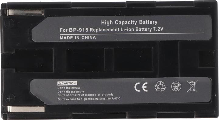 Actual product image AccuCell Akku Canon BP-911, BP-912, BP-914, BP-915, Riegl FG21 (Camera battery)