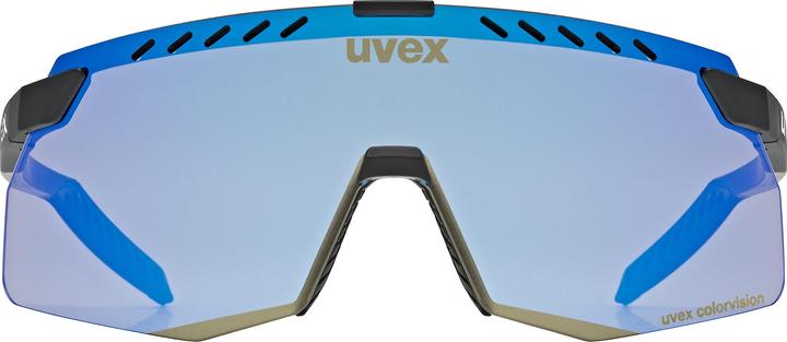 Actual product image Uvex pace stage S CV (black matt (blue), Mirror Blue)