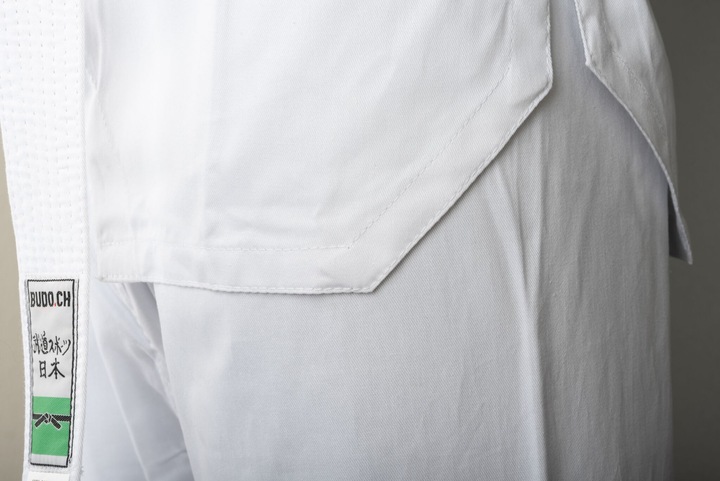 Immagine prodotto Budo.ch Anzug Junior weiss (leichte Ausführung, Schlupfjacke) (L)