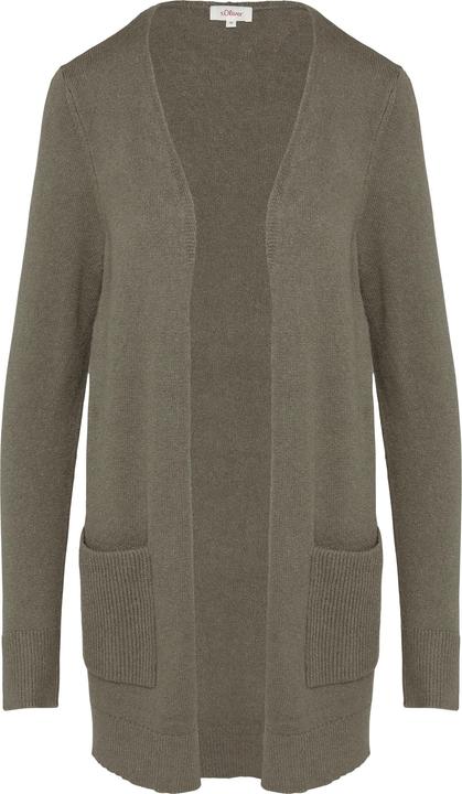 Produktbild s.Oliver Strickjacke Strickjacke mit Rippbündchen (34)