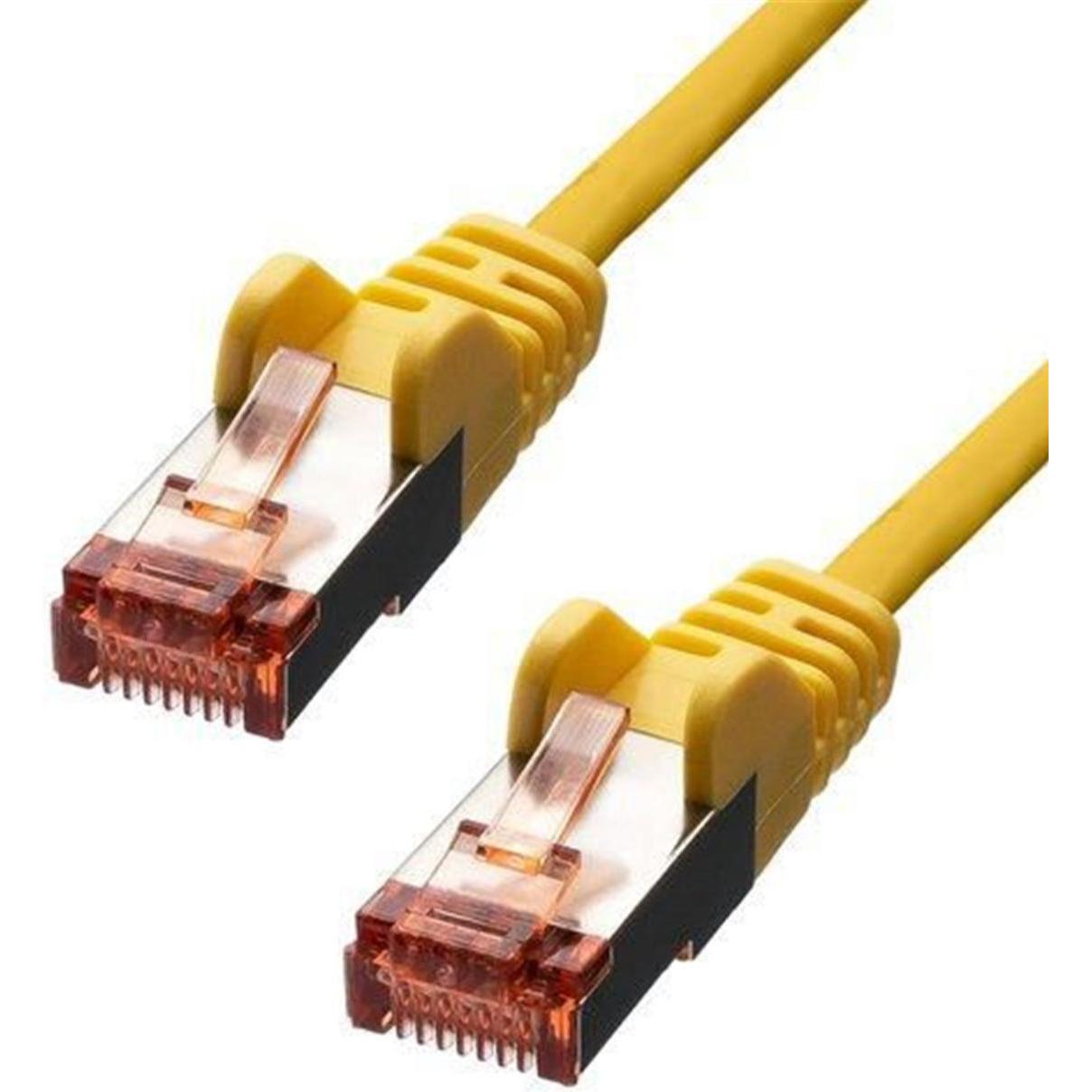 Thumbnail - ProXtend F/UTP CAT6 PVC AWG 26 CCA Yellow 5M (F/UTP, CAT6, 5 m), Netzwerkkabel