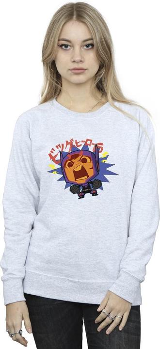 Produktbild Disney Big Hero 6 Baymax Hiro Angry Manga Sweatshirt (L)