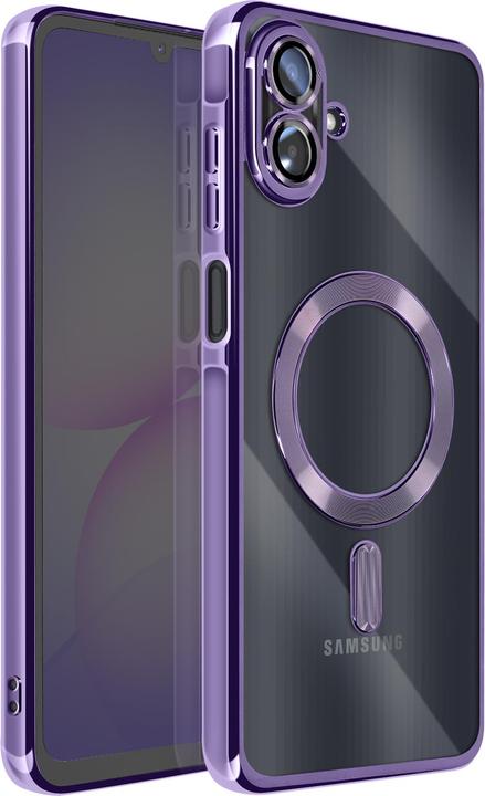 Image du produit Avizar MagSafe Hülle Galaxy A07 Chromrand (Samsung Galaxy A7)