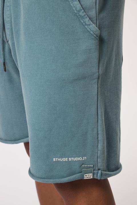 Image du produit Sthuge Bermuda en molleton à taille élastique, style vintage - jusqu'au 8 XL (6XL)