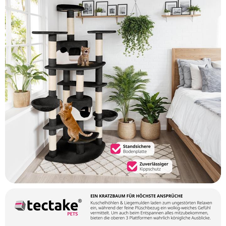 Immagine prodotto tectake Nelly (204 cm, Bianco, Nero)