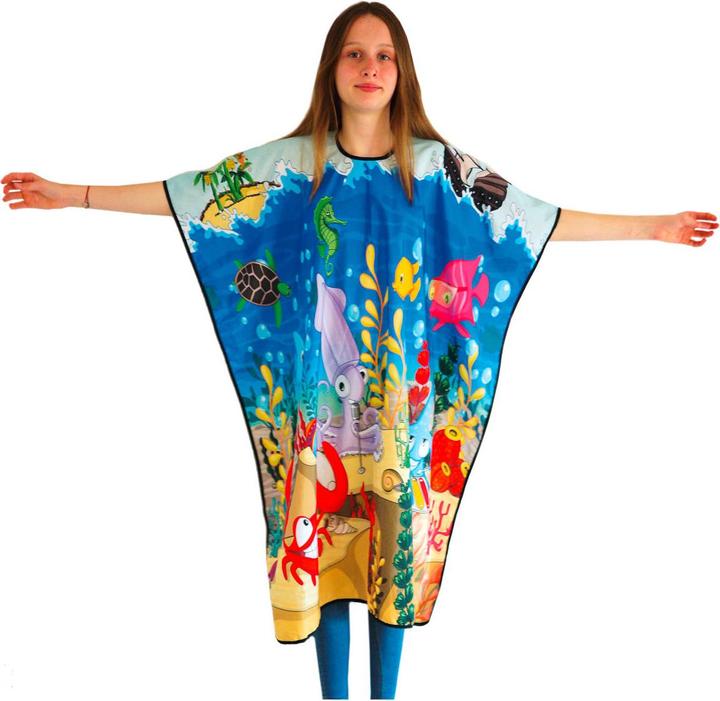 Produktbild Efalock children's cape Ocean