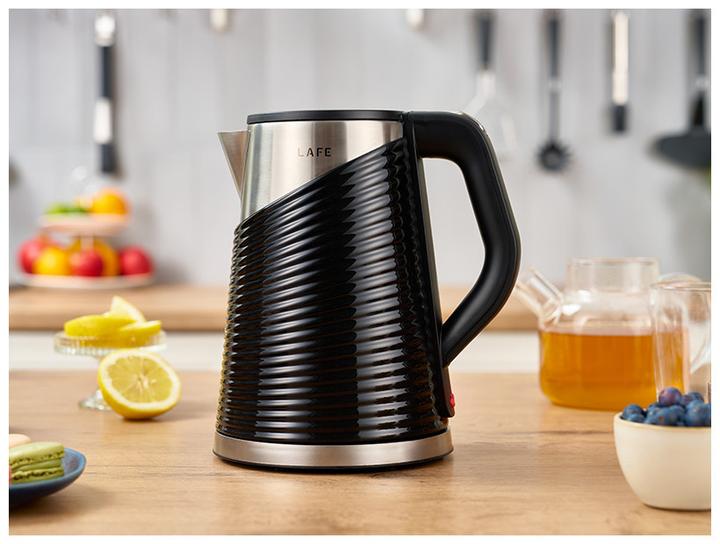 Produktbild Lafe 47468 Electric Kettle Elegant Black 1,8 L (1.80 l)