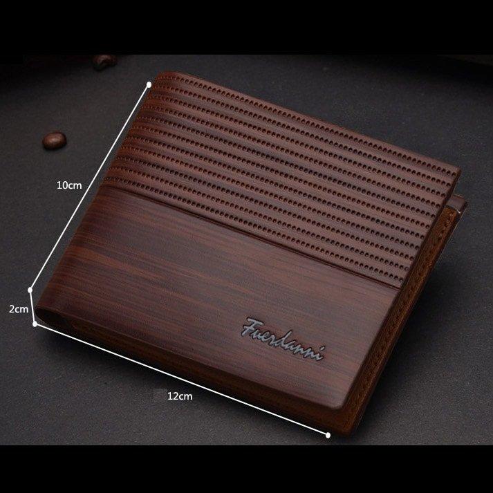 Actual product image JTI Luxury wallet - PU leather - Light brown