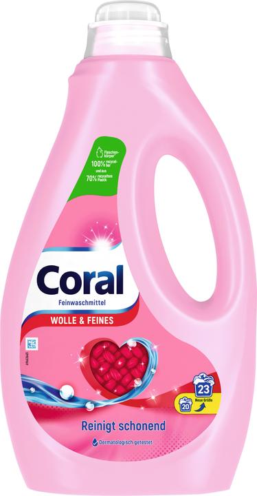 Coral Wool+Fine 23Wl (23 Washing cycles, Liquid detergent)