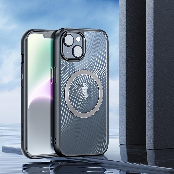 Produktbild Dux Ducis Armored case for iPhone 15 Plus with MagSafe Aimo Mag - black (Apple iPhone 15 Plus)