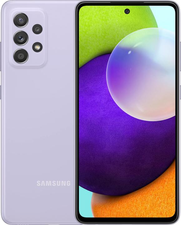 Samsung Galaxy A52 EU (128 GB, Lavender, 6.40", Dual SIM, 4G)