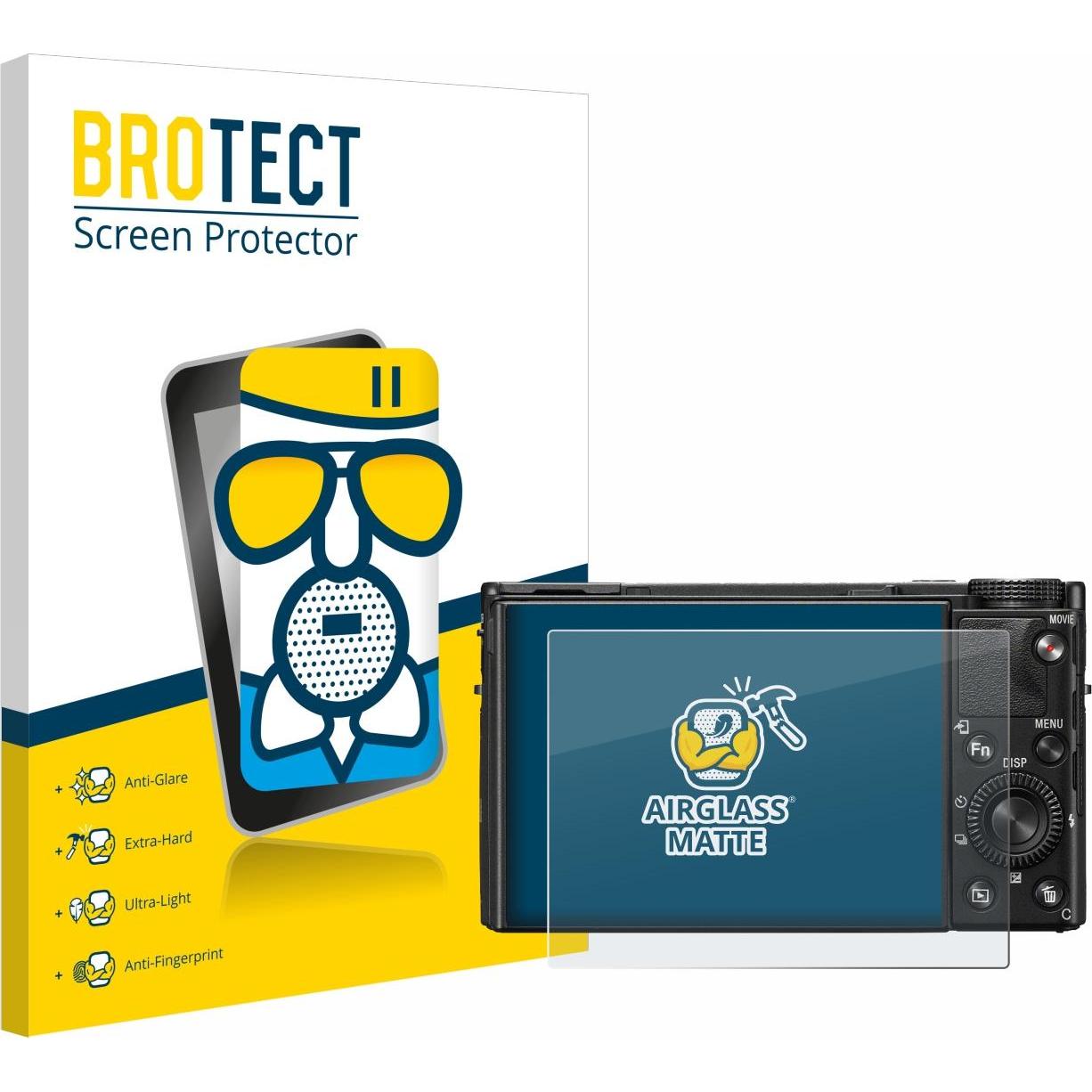 BROTECT Schutzglas Schutzfolie Displayschutz Display Schutz Glas Folie matt (Displayschutz), Kameraschutz