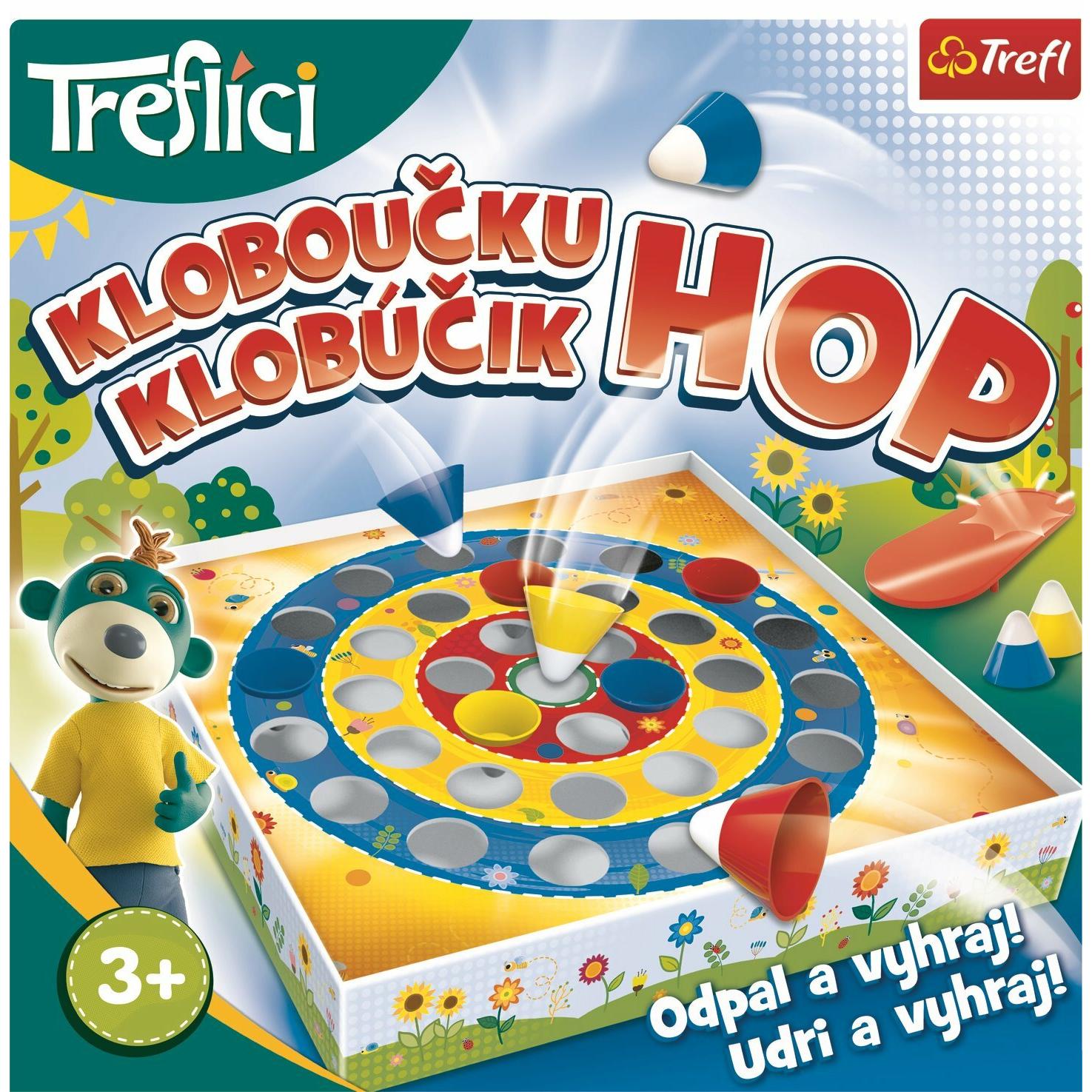 Trefl Spiel Hut, hopp! Kleeblätter