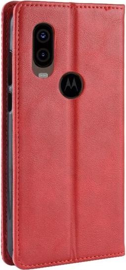 Image du produit MU Style Housse en cuir Vintage Style Bookcover (Motorola One Vision)