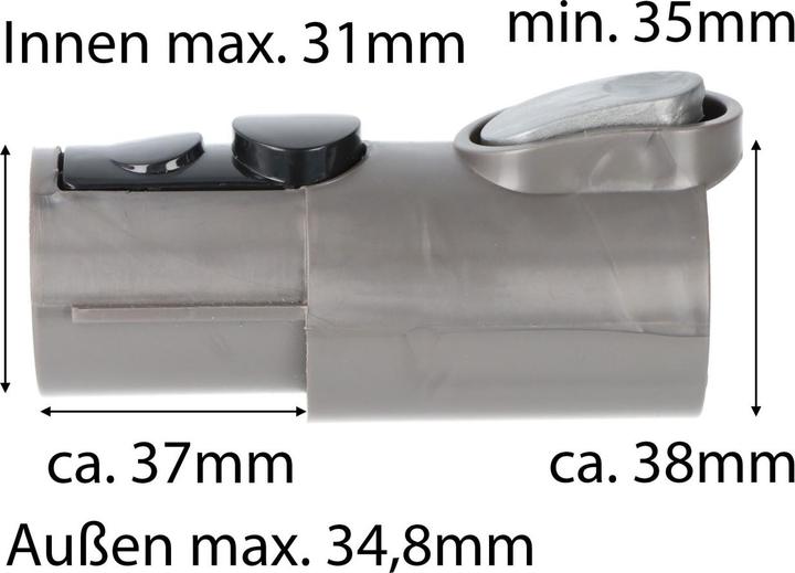 Produktbild AccuCell Staubsauger-Adapter passend für Dyson 968235-01