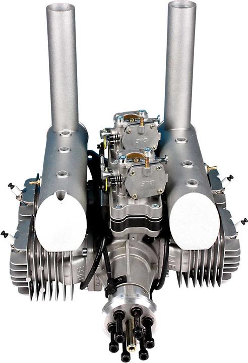 Actual product image DLE Engine DLE Engines DLE 222 4-Zylinder Benzin Motor "Original" mit Inspektion