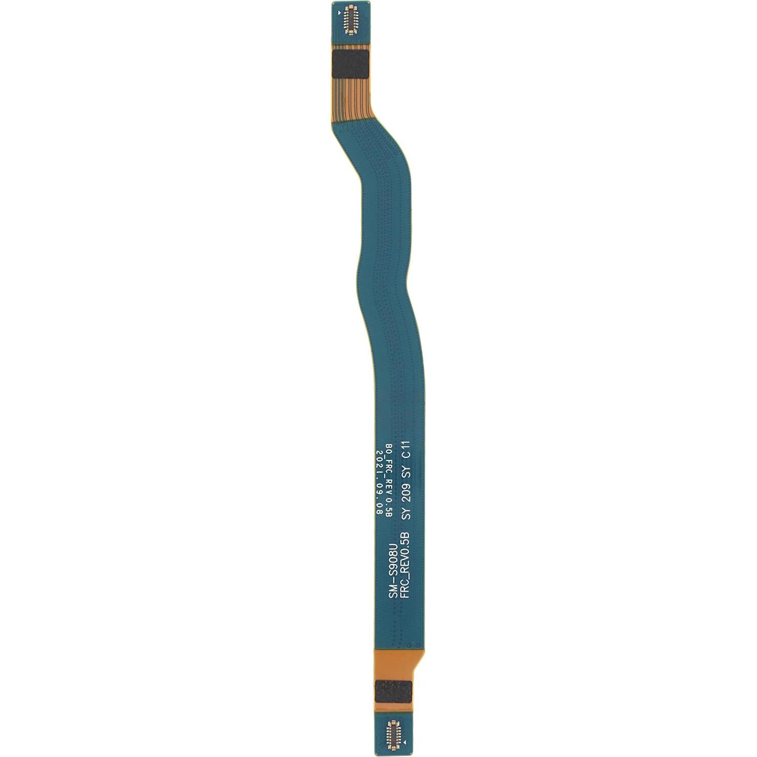 Samsung Original FRC Flex Galaxy S22 Ultra (Modul, Samsung Galaxy S22 Ultra), Mobilgerät Ersatzteile, Grün, Mehrfarbig