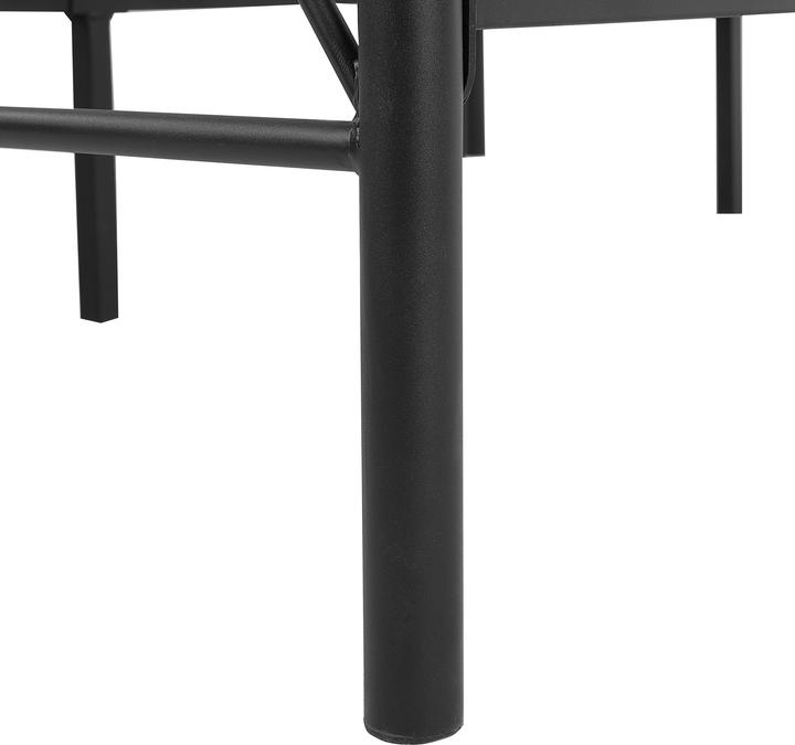 Actual product image Beliani Metal bed black slatted frame 180 x 200 cm DINARD (180 x 200 cm)