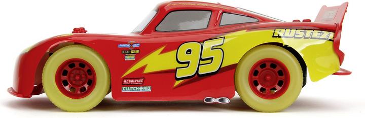 Actual product image Jada RC Lightning McQueen Glow Racers 1:14