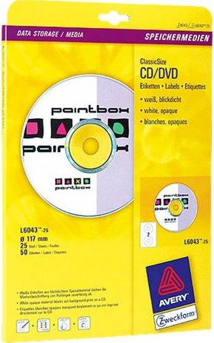 Image du produit Avery Étiquettes de CD