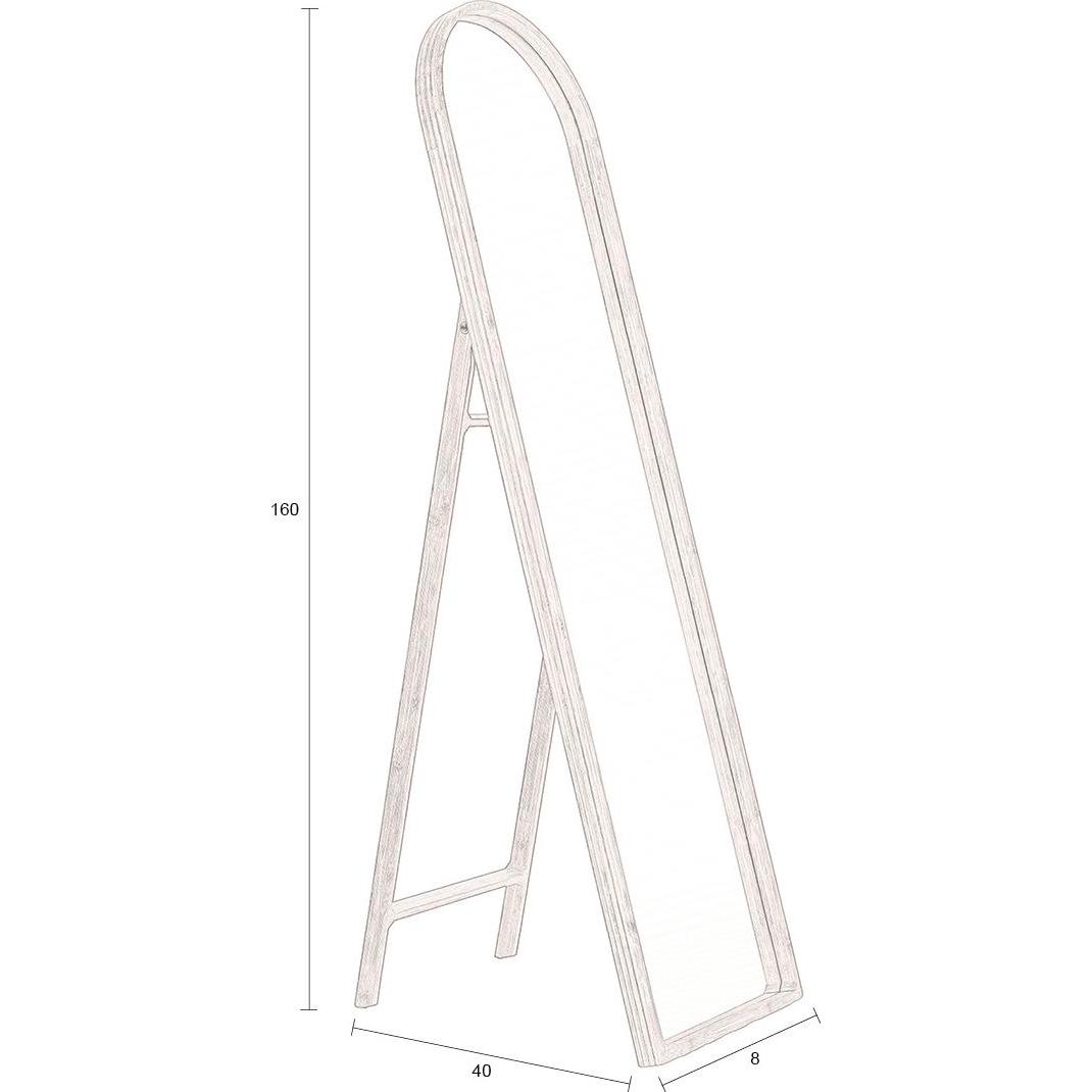 Dutchbone, Spiegel, Caroun Mirror Stand