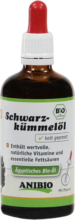 Produktbild Anibio Schwarzkümmelöl (Adult, Senior, Junior, 1 Stk., 100 g)