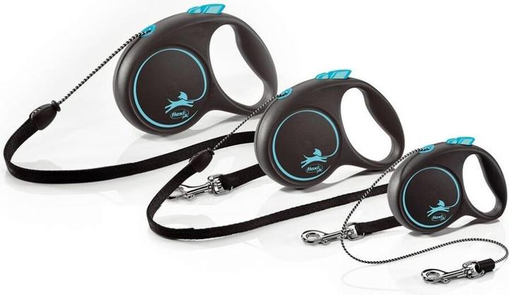 Productafbeelding Flexi Zwart Design Touw (M, Hond, Algemeen)