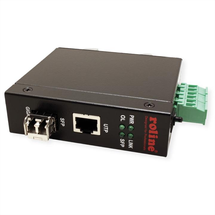 Actual product image Roline Industrial converter RJ-45, FO 1000SX/LC