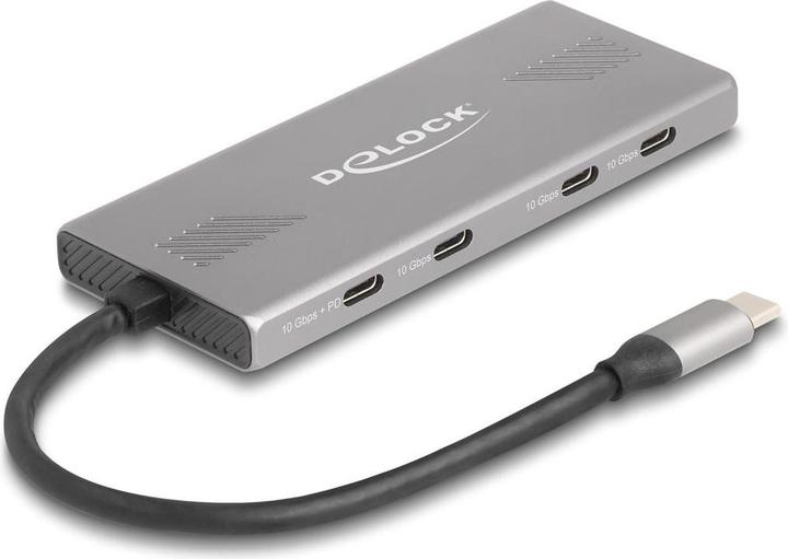 Immagine prodotto Delock 7 Port USB Hub 10 Gbps mit 4 x USB Type-C Buchse und (USB-C, 7 porte)