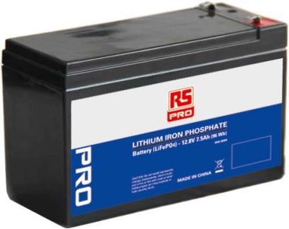Immagine prodotto RS PRO Lithium iron phosphate battery UN38.3 (9 (1 pz., Specifico del dispositivo, 7500 mAh)