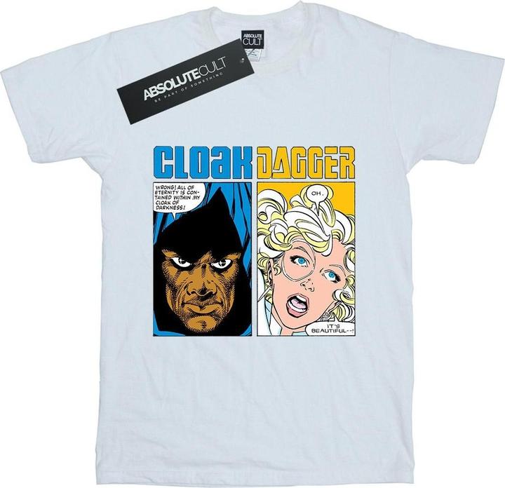 Actual product image Mens Cloak And Dagger Comic Panels T-Shirt (M)