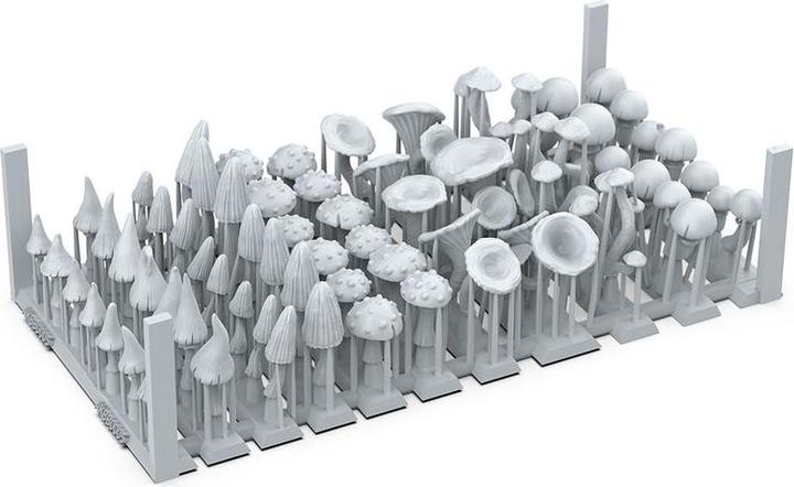 Actual product image AK Interactive FOREST MUSHROOMS - BASING BITS 63 pieces