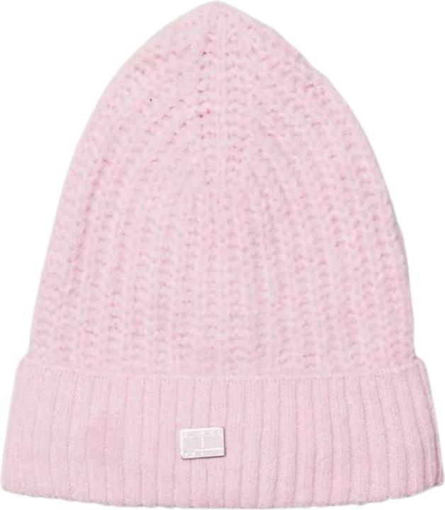 Actual product image Tommy Hilfiger TJW Cosy Knit Beanie Dames - Roze - One Size (One size)