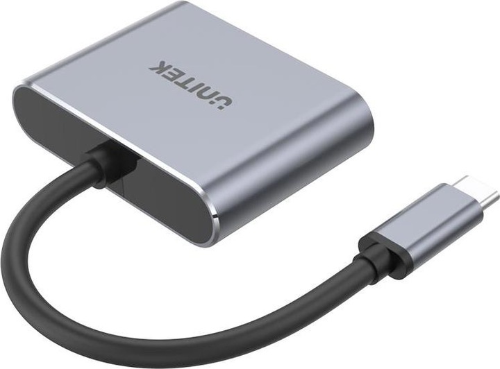 Produktbild Unitech V1126A USB-Grafikadapter (USB-C, 2 Ports)
