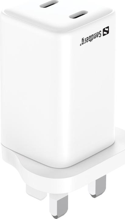 Produktbild Sandberg AC Charger Dual USB-C PD65W UK (65 W, 2 Ports)