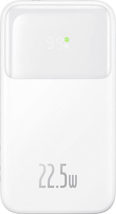 Baseus Powerbank Comet 10000mAh, 22.5W (white) (10000 mAh, 22.50 W)